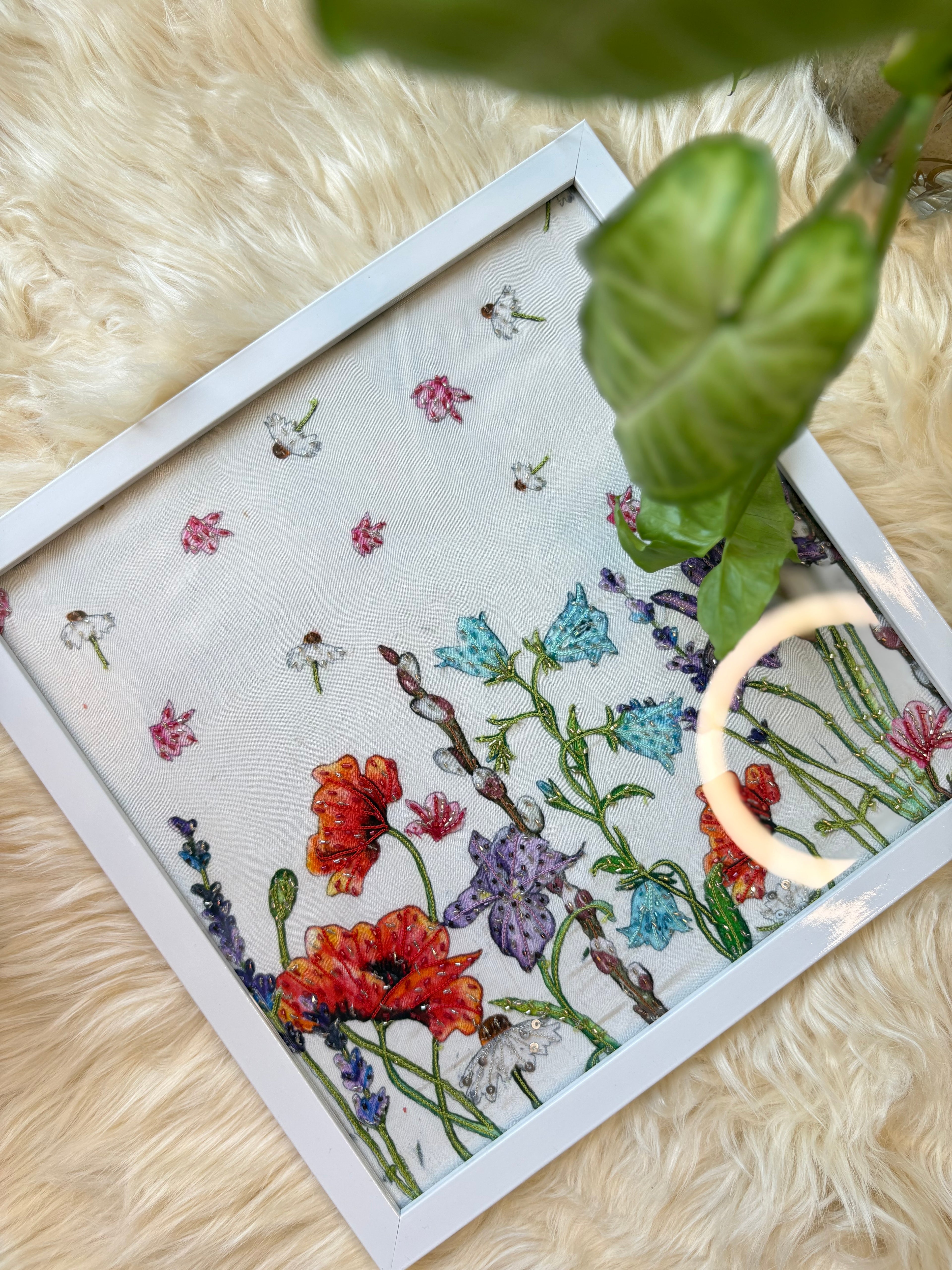 Hand Embroidered Frame